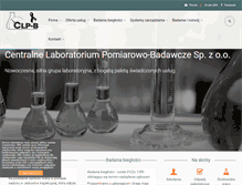 Tablet Screenshot of clpb.pl